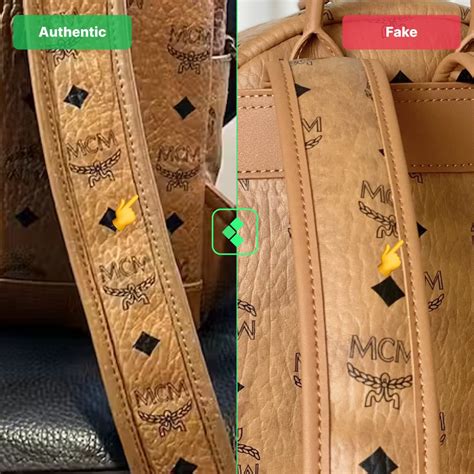 real vs fake mcm bag